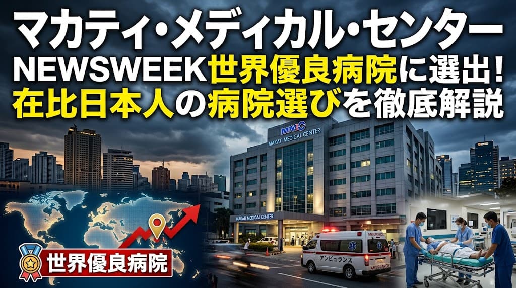マカティ・メディカル・センターがNewsweek世界優良病院に選出|在比日本人の病院選び